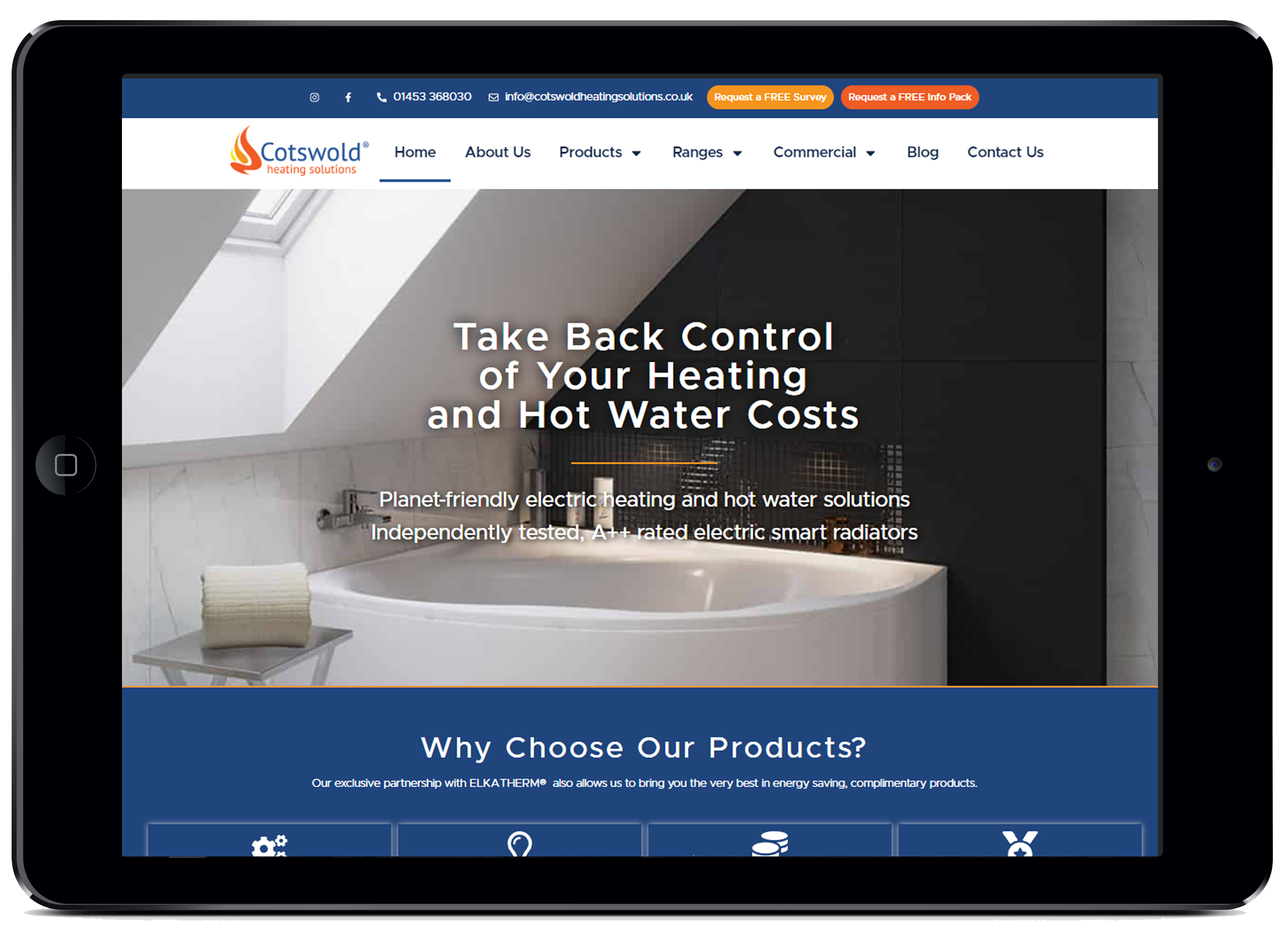 Cotswold Heating Solutions Website